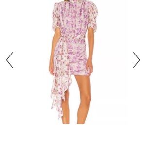 Hemant & Nandita floral keyhole mini dress, Size S